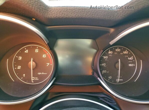 ZASPAKBN2M7D01115 2021 ALFA ROMEO STELVIO Черный Вид щитка приборов