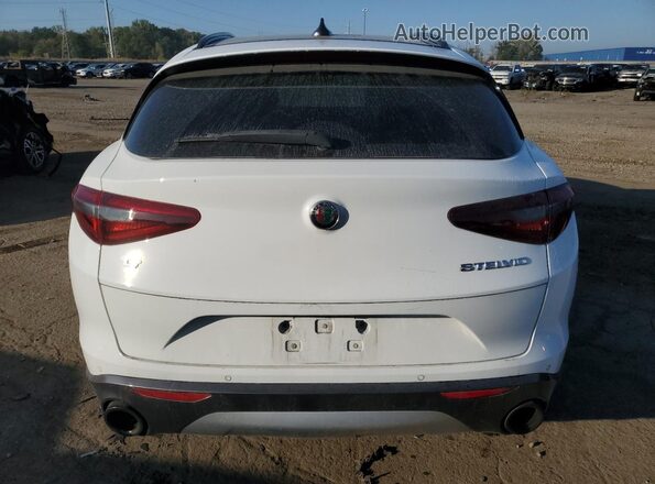 ZASPAKBN2P7D50903 2023 ALFA ROMEO STELVIO White Вид ззаду