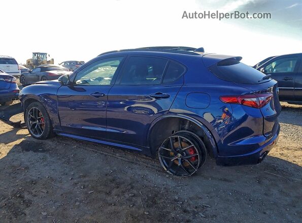 ZASPAKBN3L7C75963 2020 ALFA ROMEO STELVIO Blue Trasero izquierdo