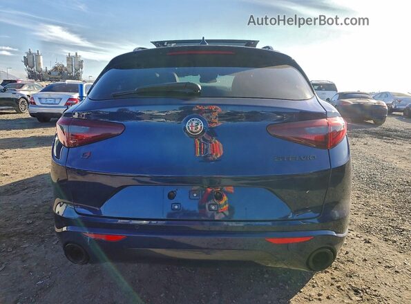ZASPAKBN3L7C75963 2020 ALFA ROMEO STELVIO Blue Vista trasera