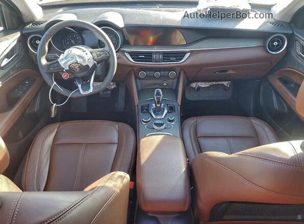 ZASPAKBN3L7C75963 2020 ALFA ROMEO STELVIO Blue Vista del salpicadero