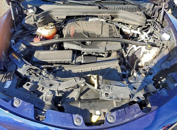 ZASPAKBN3L7C75963 2020 ALFA ROMEO STELVIO Blue Vista del compartimento del motor