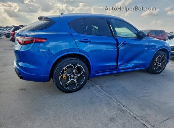 ZASPAKBN4M7D18613 2021 ALFA ROMEO STELVIO Blue Задня права чверть