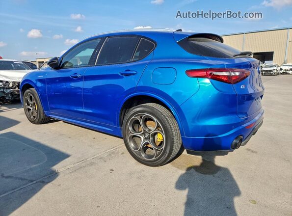 ZASPAKBN4M7D18613 2021 ALFA ROMEO STELVIO Blue Задня ліва чверть