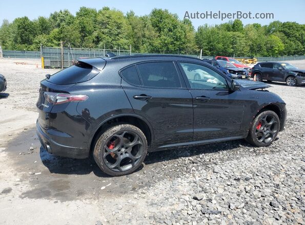 ZASPAKBN4R7D73666 2024 ALFA ROMEO STELVIO Черный Задняя правая четверть