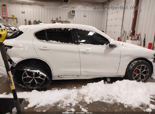 ZASPAKBN5M7C98758 2021 ALFA ROMEO STELVIO White უკანა სალონის ხედი