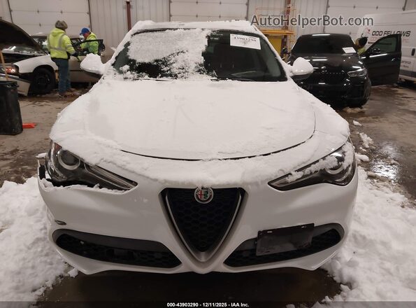 ZASPAKBN5M7C98758 2021 ALFA ROMEO STELVIO White ხელსაწყოთა პანელის ხედი