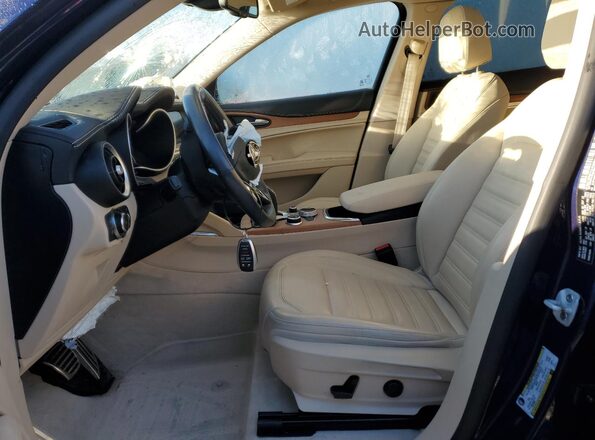 ZASPAKBN5M7D20161 2021 ALFA ROMEO STELVIO Синий Вид салона спереди