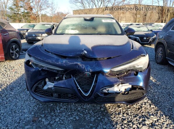 ZASPAKBN5M7D20161 2021 ALFA ROMEO STELVIO Синий Вид спереди