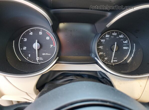 ZASPAKBN5M7D20161 2021 ALFA ROMEO STELVIO Синий Вид щитка приборов