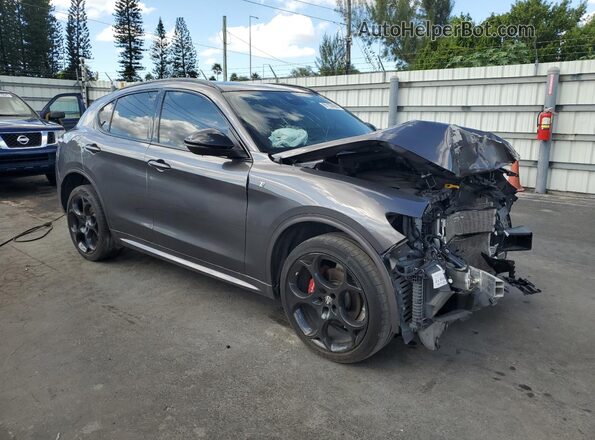 ZASPAKBN5R7D80531 2024 ALFA ROMEO STELVIO Gray Przód prawy