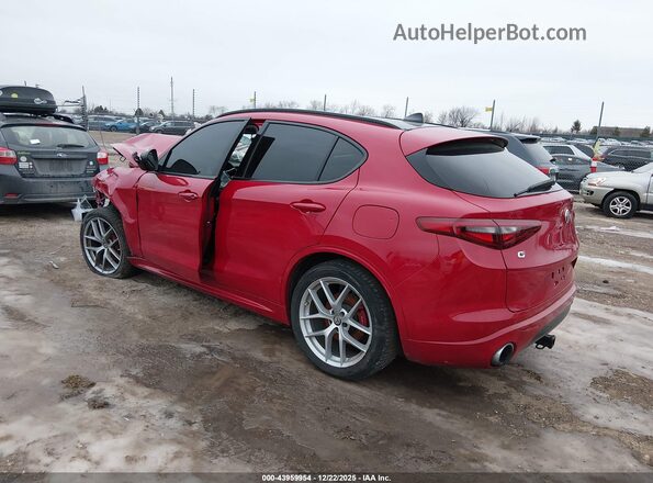ZASPAKBN6L7C97777 2020 ALFA ROMEO STELVIO Красный Задняя левая четверть
