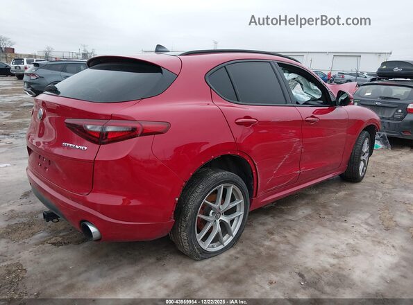 ZASPAKBN6L7C97777 2020 ALFA ROMEO STELVIO Красный Задняя правая четверть