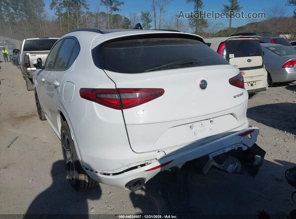 ZASPAKBN6M7D01084 2021 ALFA ROMEO STELVIO White Trasero izquierdo