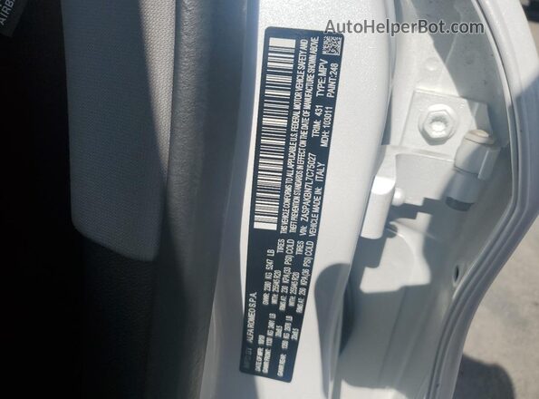 ZASPAKBN7L7C75027 2020 ALFA ROMEO STELVIO Белый Вид наклейки с VIN-кодом