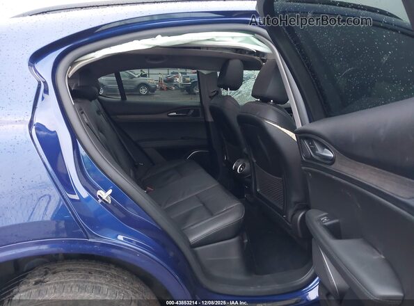 ZASPAKBN7M7D09923 2021 ALFA ROMEO STELVIO Blue VIN კოდის სტიკერის ხედი
