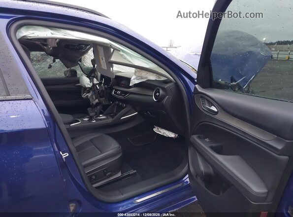 ZASPAKBN7M7D09923 2021 ALFA ROMEO STELVIO Blue წინა სალონის ხედი