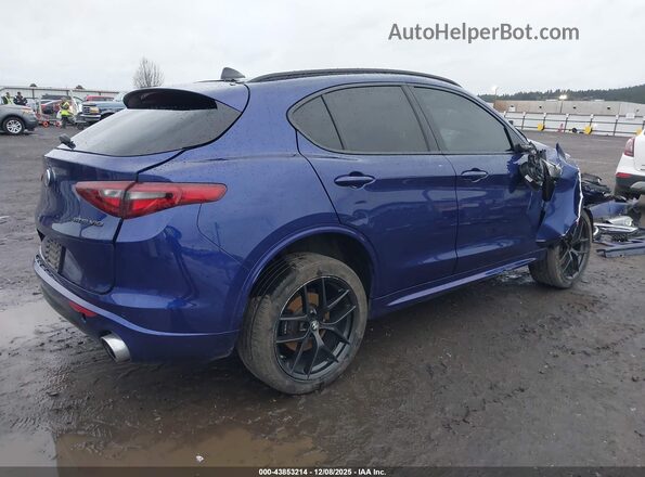 ZASPAKBN7M7D09923 2021 ALFA ROMEO STELVIO Blue უკანა მარჯვენა