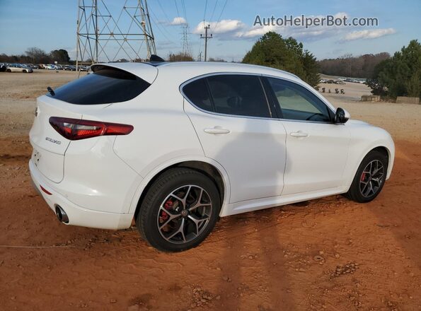 ZASPAKBN8M7D11762 2021 ALFA ROMEO STELVIO White Задня права чверть