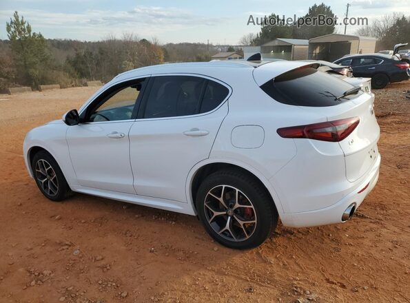 ZASPAKBN8M7D11762 2021 ALFA ROMEO STELVIO White Задня ліва чверть