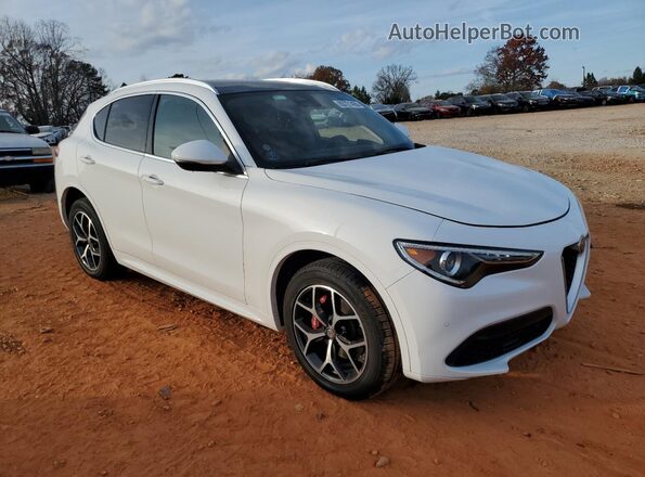 ZASPAKBN8M7D11762 2021 ALFA ROMEO STELVIO White Передня права чверть