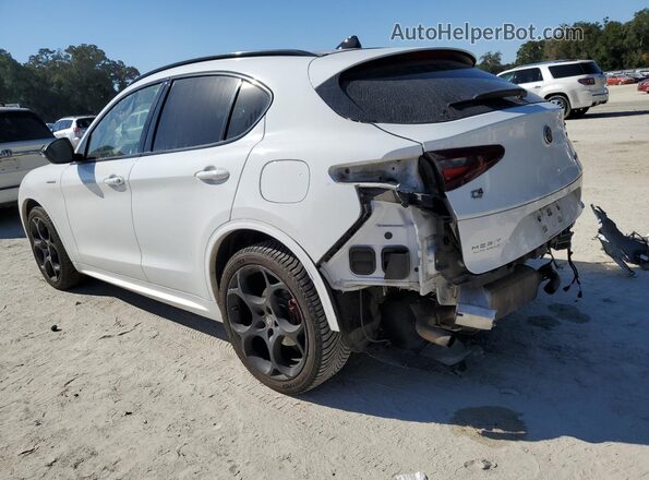 ZASPAKBN8N7D29308 2022 ALFA ROMEO STELVIO White Rear left