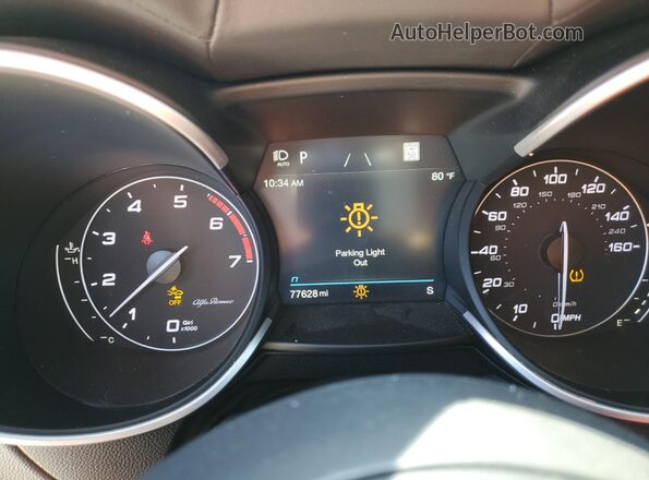 ZASPAKBN8N7D29308 2022 ALFA ROMEO STELVIO White Instrument cluster view