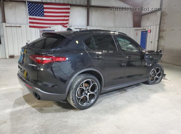 ZASPAKBN8P7D58939 2023 ALFA ROMEO STELVIO Black უკანა მარჯვენა