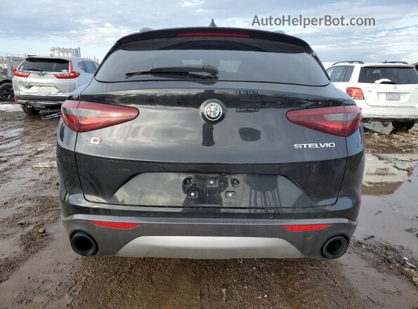 ZASPAKBN9N7D40740 2022 ALFA ROMEO STELVIO Black Հետևի տեսք