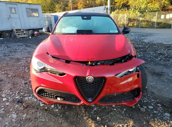 ZASPAKBN9N7D46781 2022 ALFA ROMEO STELVIO Красный Вид спереди