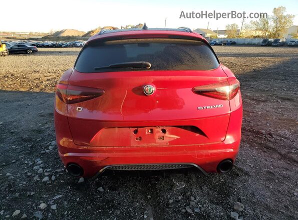 ZASPAKBN9N7D46781 2022 ALFA ROMEO STELVIO Красный Вид сзади