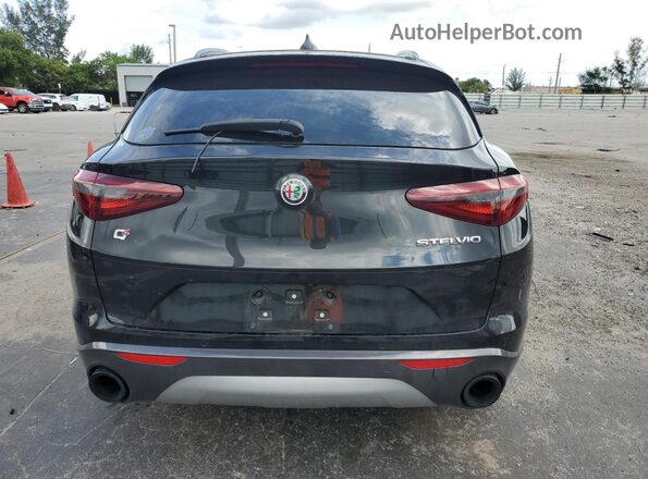 ZASPAKBNXN7D32520 2022 ALFA ROMEO STELVIO Black Rear view
