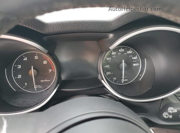 ZASPAKBNXN7D32520 2022 ALFA ROMEO STELVIO Black Instrument cluster view