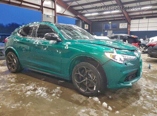 ZASPAKEV3P7D56494 2023 ALFA ROMEO STELVIO Green Առջևի աջ