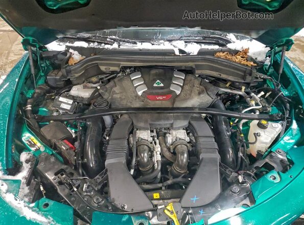ZASPAKEV3P7D56494 2023 ALFA ROMEO STELVIO Green Շարժիչի բաժամունքի տեսք