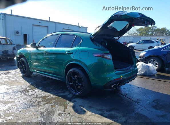 ZASPAKEV4R7D93444 2024 ALFA ROMEO STELVIO Green Trasero izquierdo