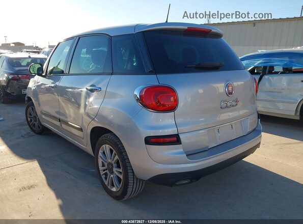 ZFBCFAAH7JZ040680 2018 FIAT 500L Silver Trasero izquierdo