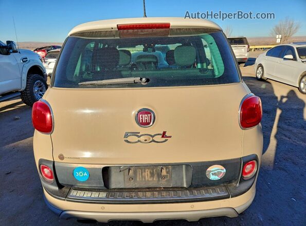 ZFBCFADH5GZ037328 2016 FIAT 500L Beige უკანა ხედი