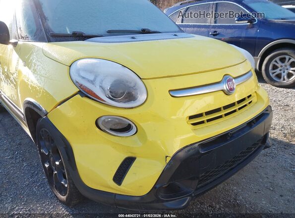 ZFBCFADH7GZ037430 2016 FIAT 500L Yellow ხელსაწყოთა პანელის ხედი
