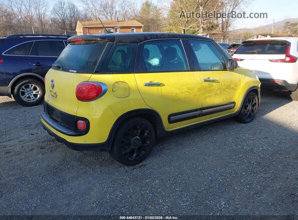ZFBCFADH7GZ037430 2016 FIAT 500L Yellow უკანა მარჯვენა