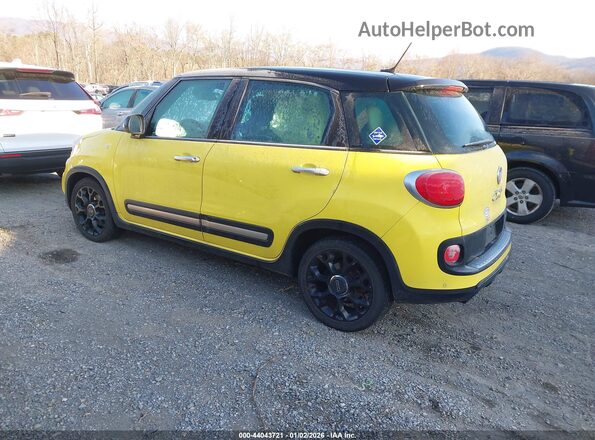 ZFBCFADH7GZ037430 2016 FIAT 500L Yellow უკანა მარცხენა