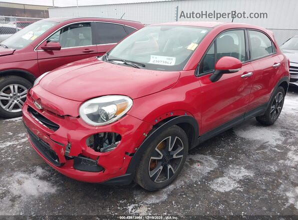 ZFBCFXAB3HP555230 2017 FIAT 500X Красный Передняя левая четверть