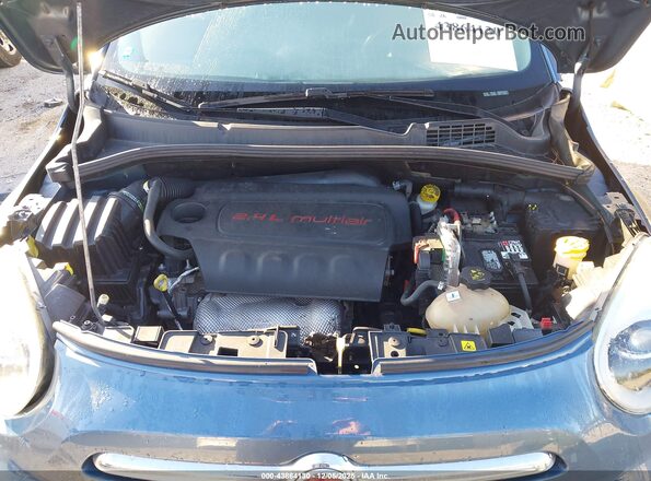 ZFBCFXAB4JP700197 2018 FIAT 500X Blue Rear view