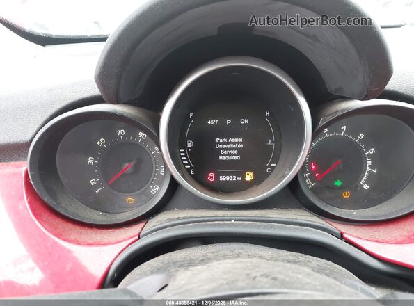 ZFBCFXABXHP606299 2017 FIAT 500X Red Vista de los asientos traseros