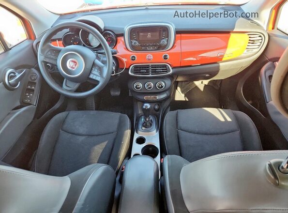 ZFBCFXAT9GP393269 2016 FIAT 500 Orange Առջևի վահանակի տեսք