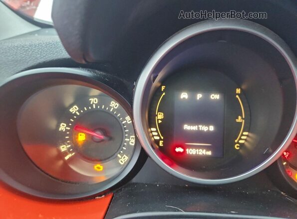 ZFBCFXBT1GP379252 2016 FIAT 500X Оранжевый Вид щитка приборов