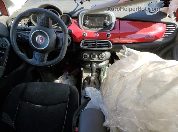 ZFBCFXBT2GP342761 2016 FIAT 500X Maroon Widok deski rozdzielczej