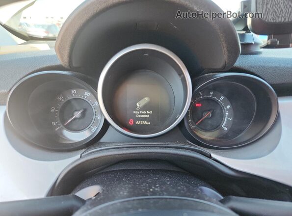 ZFBCFXBT4GP510769 2016 FIAT 500 Silver Սարքավորումների վահանակի տեսք