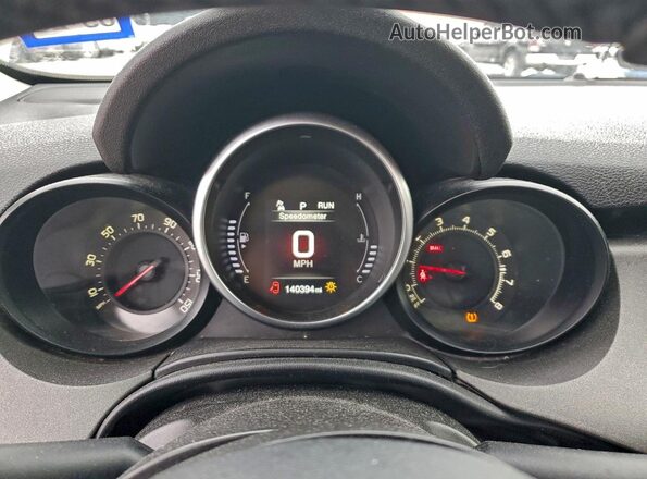 ZFBCFXCB4HP602925 2017 FIAT 500X White Սարքավորումների վահանակի տեսք