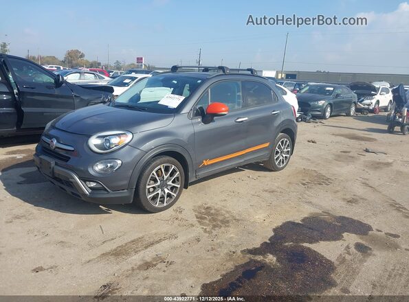 ZFBCFXCB5JP712274 2018 FIAT 500X Gray Առջևի ձախ երեք քառորդ տեսարան